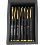 Fengtaiyuan P028, Black, 0.5mm Extra Fine, Gel Ink Rollerball Pens, Matt Type, 28 Pack