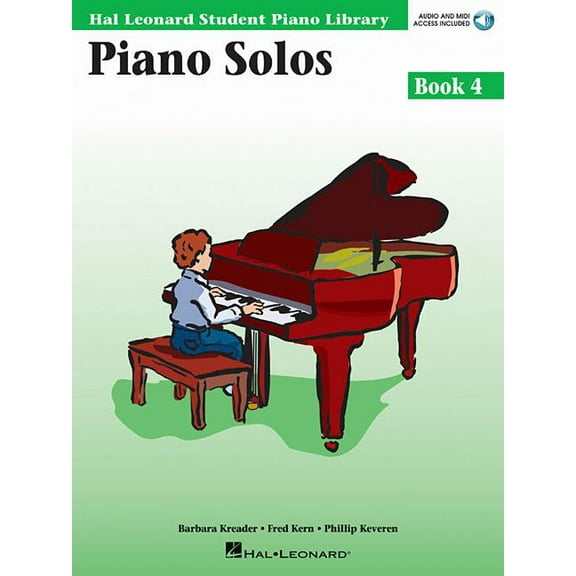 Piano Solos Book 4 - Book with Online Audio: Hal Leonard Student Piano Library