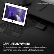 Elgato Game Capture 4K S with Chat Link Pro – 4K60, 1440p120, 1080p240 Capture, VRR Passthrough, HDR10, works with Windows/Mac/iPad, PlayStation Voice & Gameplay Audio Recording Cable included