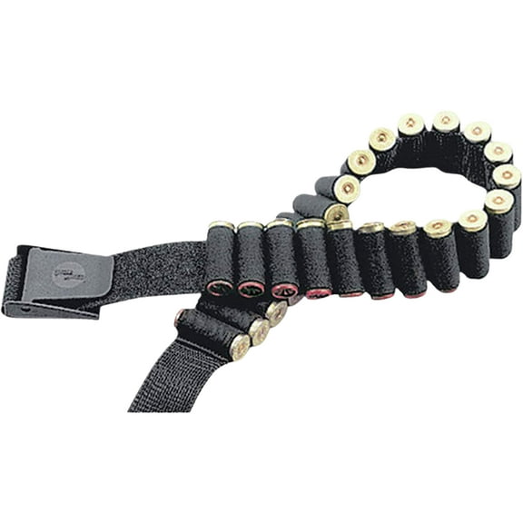 UNCLE MIKES CARTRIDGE BELT 2" NYLON WEB W/FLIP OPEN BUCKLE BLACK