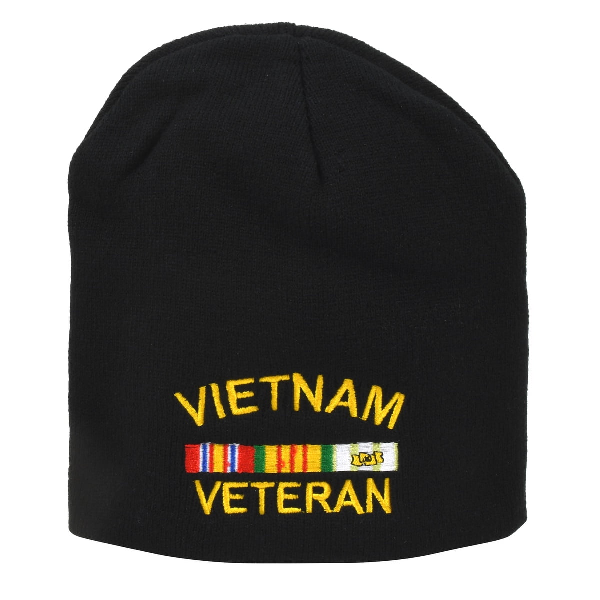 US Army 101st Airborne Division Vietnam Service Combat Veteran Men&Women Warm Winter Knit Plain Beanie Hat Skull Cap Acrylic Knit Cuff Hat