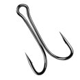 thumbnail image 3 of 50 PCS Fishing Hook Long Shank Double Hook Fishing Double Hook Kit Frog Fishing Hook Double Hook for Saltwater Freshwater, 3 of 5