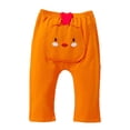 thumbnail image 2 of piuwrlz Kid and Toddler Boy Jogger Pant Cartoons Children's Pants Orange Size 18-24 Months, 2 of 6