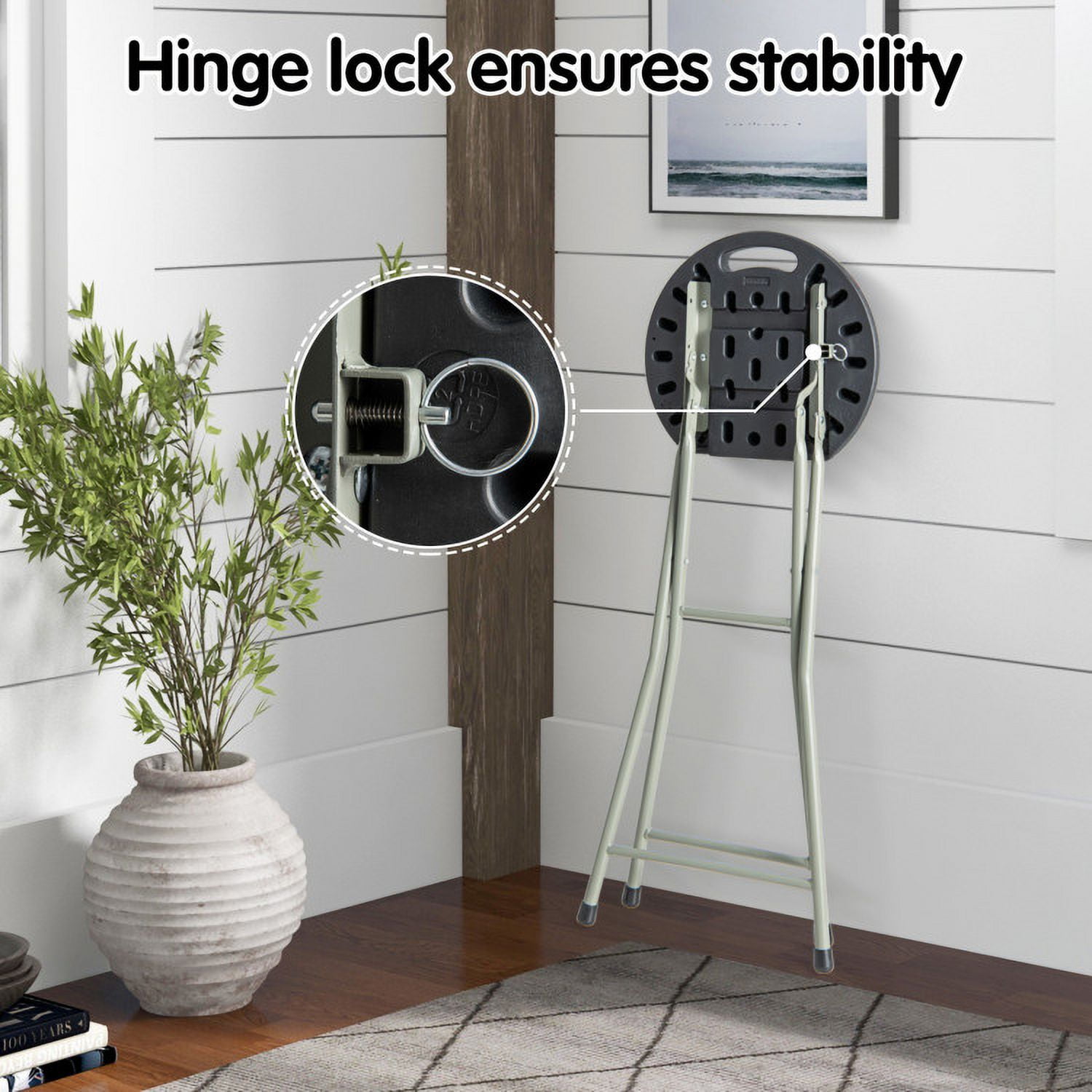 Aimee Lii 28" Portable Folding Stools with 330lbs Limited Sturdy Frame, Outdoor Patio Set Aimee Lii 28" Portable Folding Stools with 330lbs Limited Sturdy Frame, Outdoor Patio Set