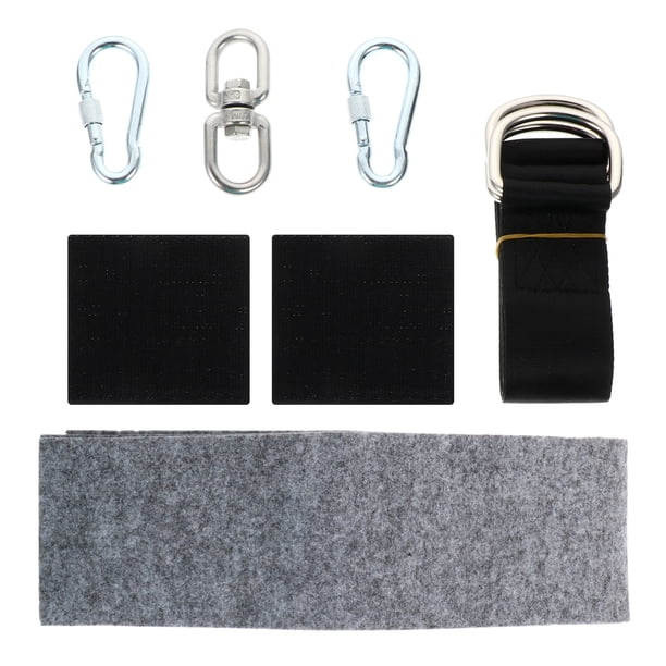 1 juego de correas para columpios de exterior, práctico kit para colgar columpios, cuerda de hamaca duradera