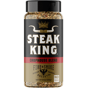 Fire & Smoke Society Steak King Steak Seasoning, BBQ Rub, 8.5 oz Mixed Spices & Seasonings