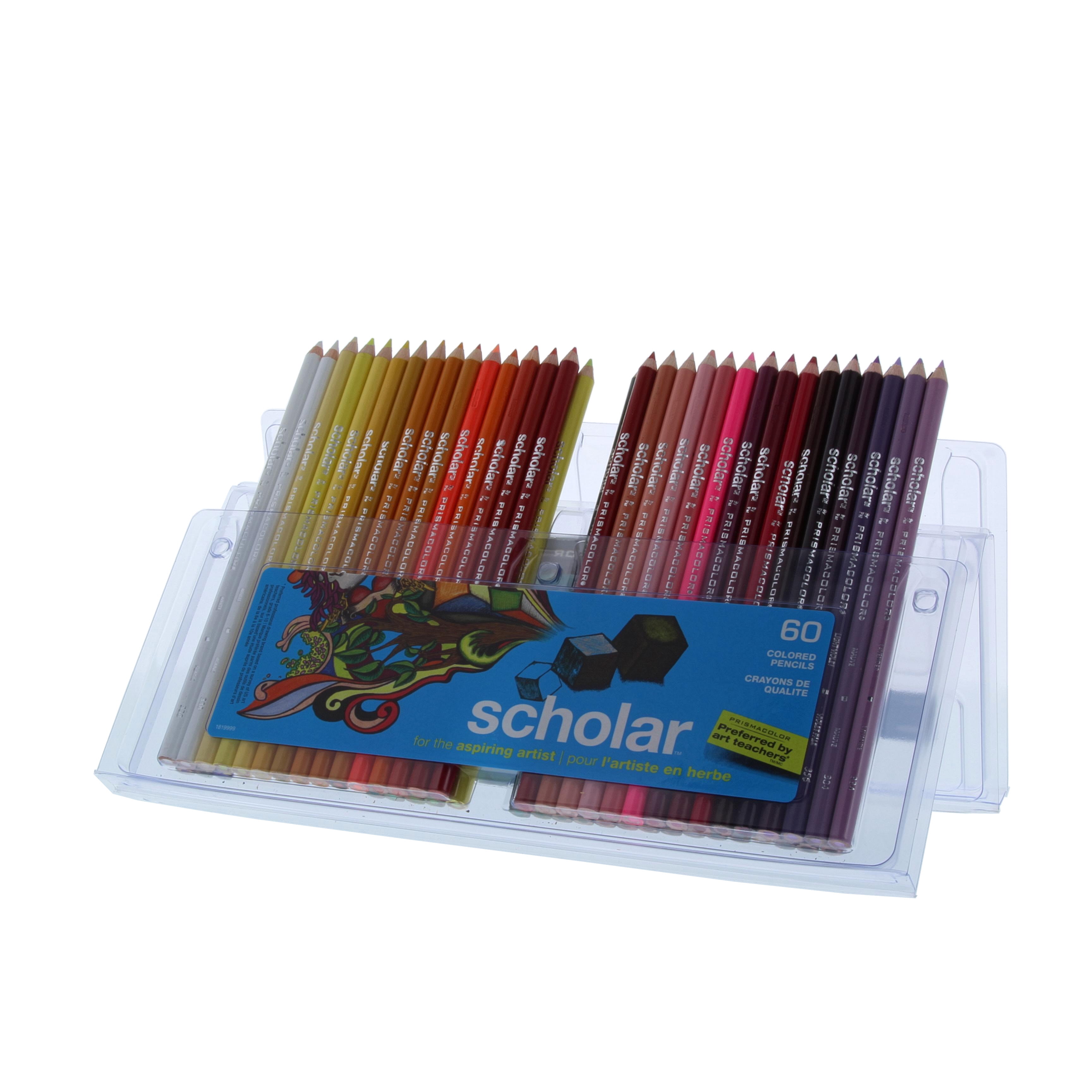 Adult Coloring Book: Designs and Prismacolor Scholar Colored Pencils, Set  of 48 Assorted Colors