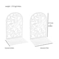 thumbnail image 2 of Bird Hollow Out Craft Bookends Metal Book Ends Heavy Duty Bookends Desktop Bookends, 2 of 6