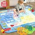 thumbnail image 2 of Reusable Water Drawing Mat 100X80Cm With Pens Educational Doodle Toy For Kids, 2 of 7