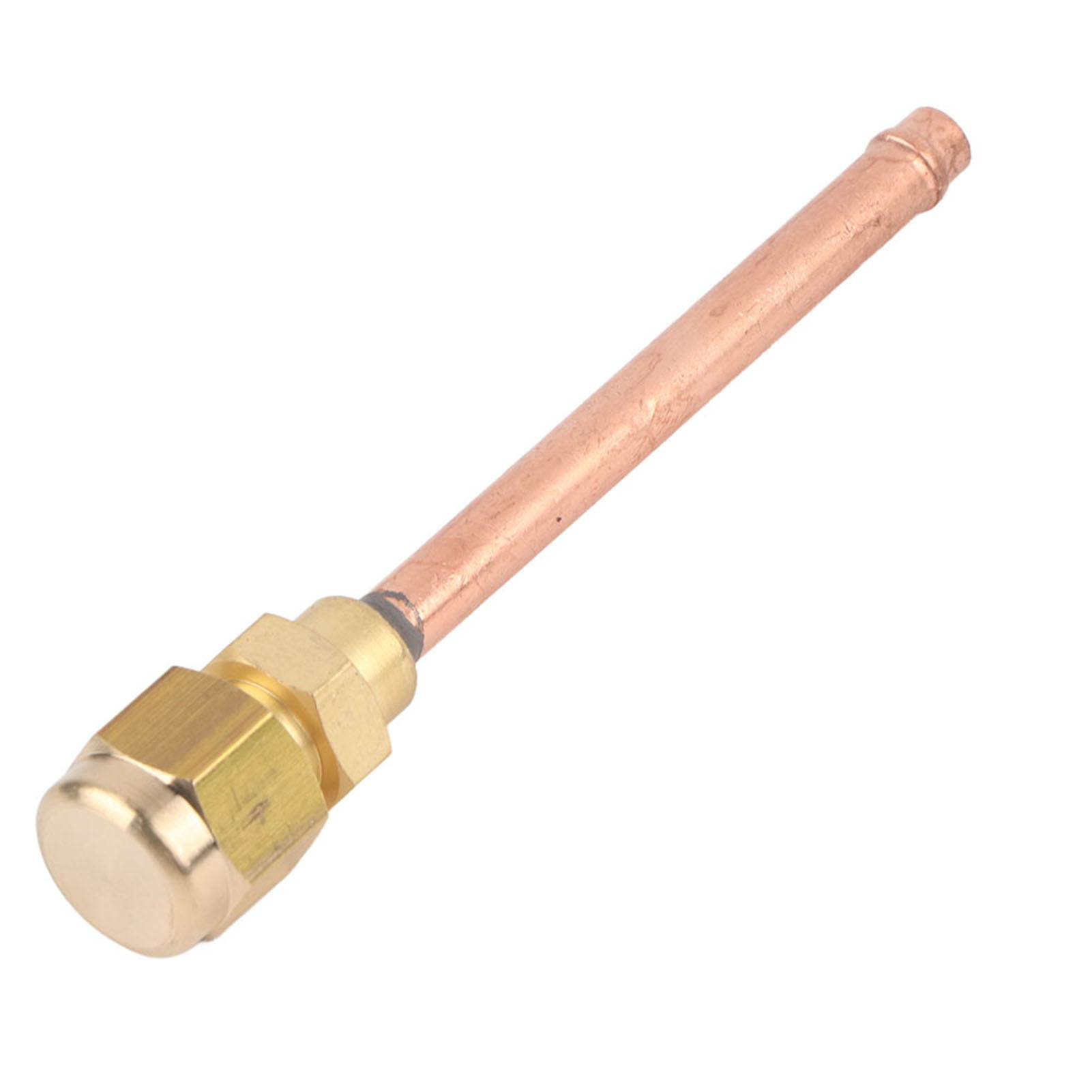 Brass Service Valve Welding Connection Manual Driving Mode Single Direction Access Home Improvement Valve R410 
