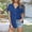 Blue, variant on Casual Women's Button Cardigan Shirt For Everyday Wear Lightweight Summer Tops For Jeans And Casual Pants Plain Loose T Shirts for Women V Neck Woman T Shirt Oversized Dress Shirt Sports Tee V Neck T