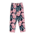 thumbnail image 4 of Daiia Rose Flowers Women's Sleep Pant with Pockets and Drawstring,Pajama Pants-Small, 4 of 9