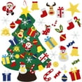 thumbnail image 1 of Árbol de Navidad de fieltro DIY Árbol de Navidad de fieltro de 3,2 pies para niños pequeños Árbol de Navidad de fieltro para niños DIY de pared para niños, 1 of 1