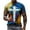 Yellow, variant on APEXFWDT Men's 3D Graphic T-Shirt Short Sleeve Crewneck Digital Tee for Young Summer T-Shirt Novelty Casual Tee