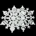 thumbnail image 7 of 12Pcs/Set White Snowflake Ornaments Plastic Glitter Snow Flakes Ornaments for Winter Christmas Tree Decorations Craft Snowflakes, 7 of 7