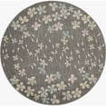 thumbnail image 2 of Nourison Tranquil Floral Grey/Beige 5'3" x ROUND Area Rug, (5 Round), 2 of 8