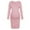 Pink, variant on WUANDIXFA Maternity Dress for Baby Shower Womens Maternity Pregnancy Casual Long Sleeve Solid Color Dress Pink,S