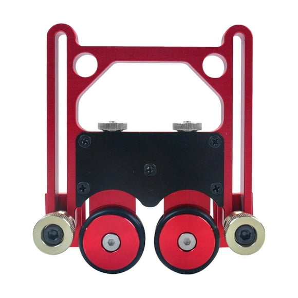 Colaxi Double Wheel Bearing Stock Roller Woodworking Stock Roller Guide Aluminum Alloy Bearing Roller FeatherBoard for Router Table