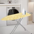 thumbnail image 2 of HELLHERO Ironing Board Cover Polyester Fiber Fabric Yellow Pattern with Hook and Loop Elastic Edge Ironing Cover Protector for Women for Household Items, 2 of 5