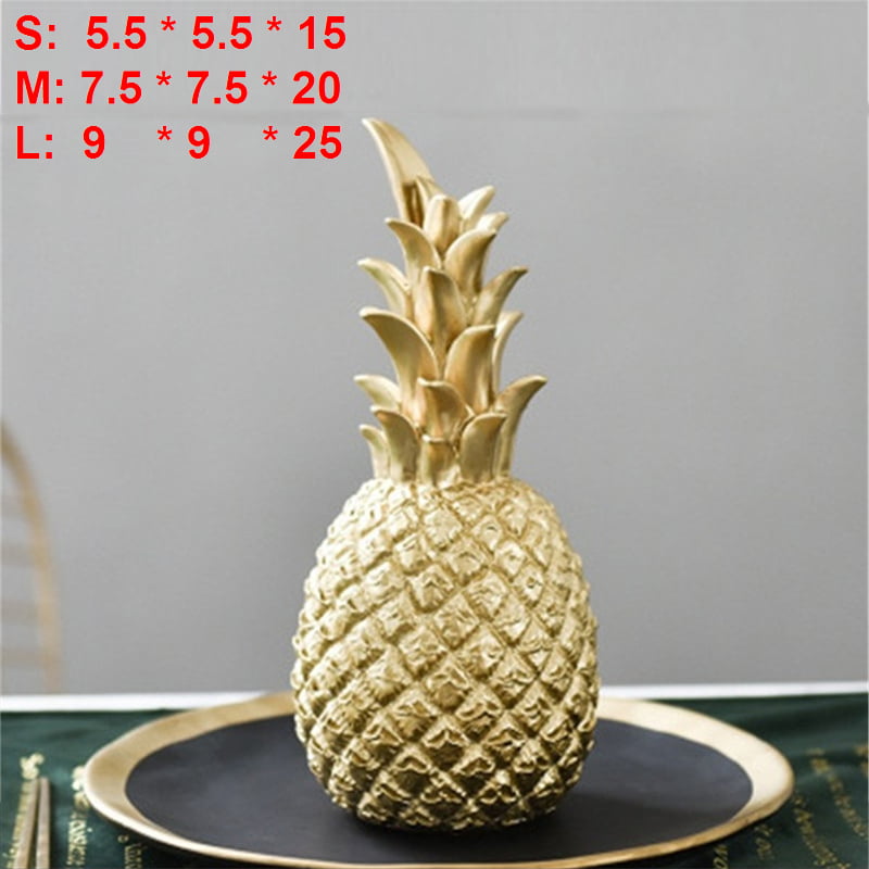 Golden Ornament Decoration Nordic Modern Pineapple Creative Home Accessories 