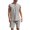Gray, variant on Vedolay Mens Short Set Men 2 Piece Outfits Summer Casual Crew Neck Shirts and Fit Shorts Set,Gray L