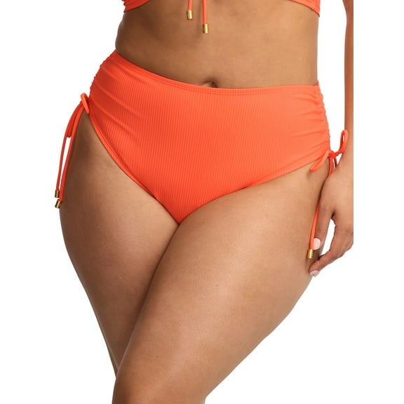 Coco Reef Womens Inspire Side-Tie Bikin Sea Coral S