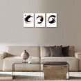 thumbnail image 5 of Modern Neutral Gallery Wall Art Set of 3 Black and White Minimalist Abstract artwork for wall Farmhouse Decor Bedroom Living Room, 5 of 6