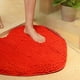 thumbnail image 5 of Alfombra de chenilla de microfibra en forma de corazón Suelo de ducha Alfombra de baño Alfombra antideslizante Sala de estar Dormitorio Alfombra de piso Inevent JJ19043-04, 5 of 5