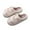 White, variant on Daznico Women's Bow Winter Slippers Plush Indoor House Shoes Non- Soft Comfortable for Home,Color:Pink,Size:8