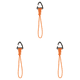 thumbnail image 1 of Gancho de cordón trenzado de cuerda de paraguas de 7 hilos para hombres/mujeres (triángulo naranja largo), 1 of 4