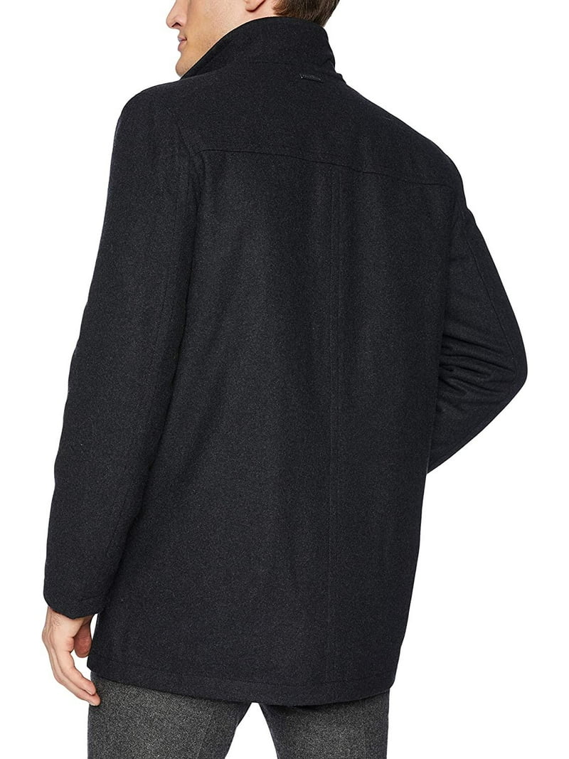 ジャケット・アウター Standcollar Wool Coat Men Jacket Dium Length Woolen Trench Coat Male Spring Autumn