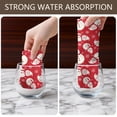 thumbnail image 4 of 2 Pcs Funny Kitchen Towels,Red Christmas Snowman Pattern Microfiber Dish Towels,Kitchen Tea Towels,Kitchen Towel Set (18" X 26"), 4 of 7