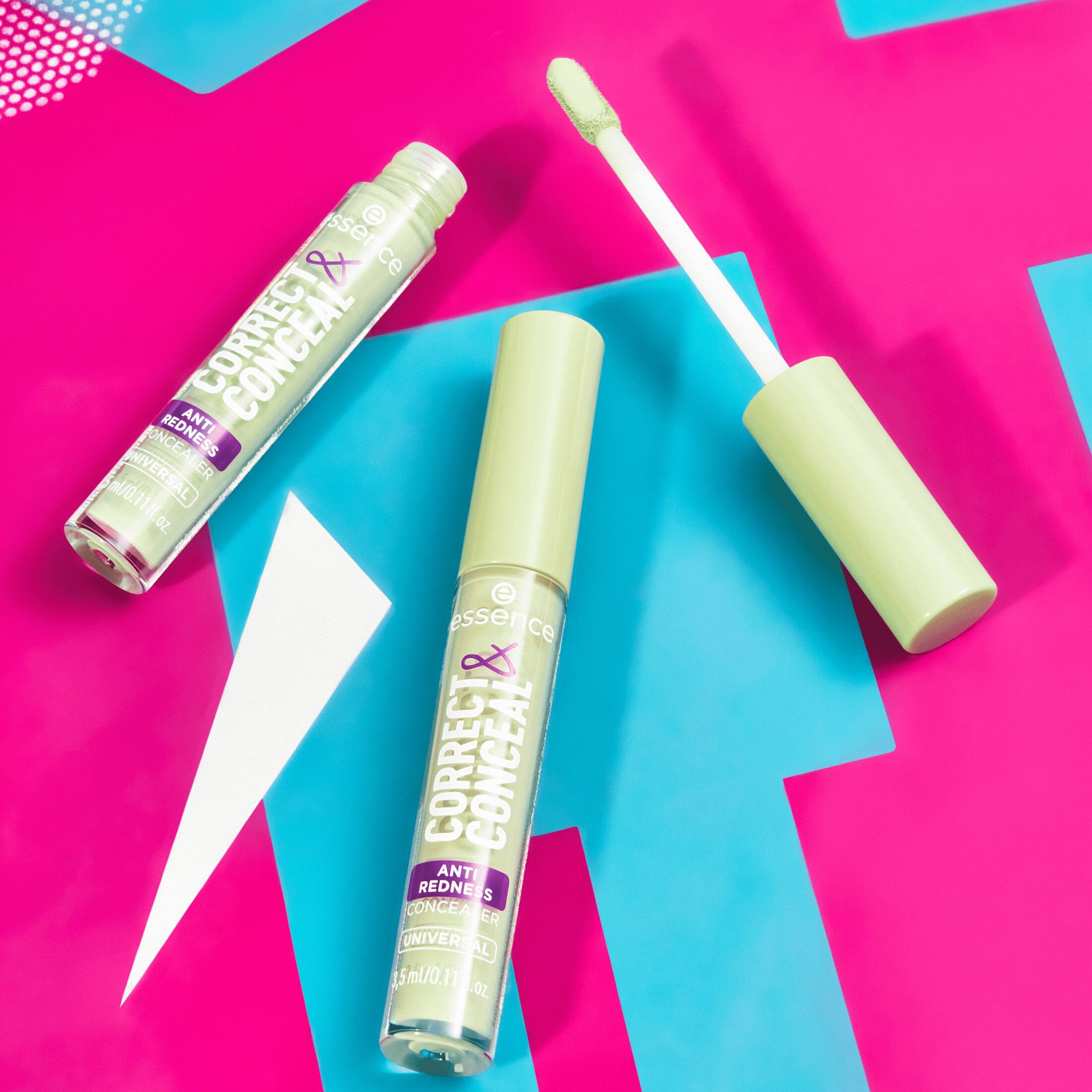 essence Correct & Conceal Anti Redness Concealer, 100 Universal
