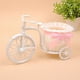 Tricycle Vélo Panier à Fleurs Vase de Stockage Bonbons Conteneur Mariage Décoration de la Maison – image 3 sur 6