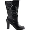 thumbnail image 2 of Style & Co Women's Sachi Block Heel Mid Shaft Boots Black Size 6 M, 2 of 5