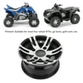 thumbnail image 4 of 10 Inch ATV Wheel Rim, High Strength Aluminum Alloy Wheel Rim, Universal Wheel Rim Hub for Most Quad Bike Go Kart Golfs Cart, Off Road Vehicles Quad Bikes, 4 of 7