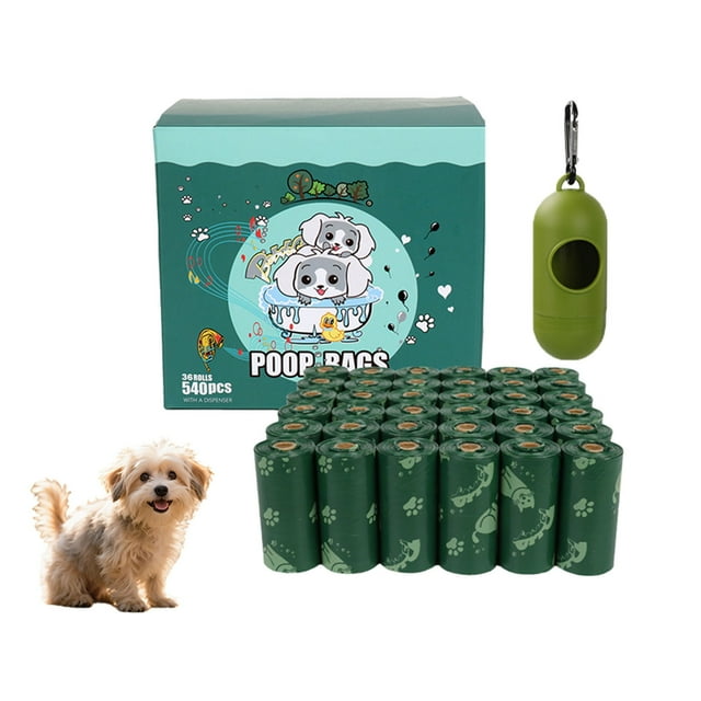 Compostable Pet Waste Bags Scented Biodegradable Dog Poop Bags For Eco Friendly Indoor And Outdoor Use