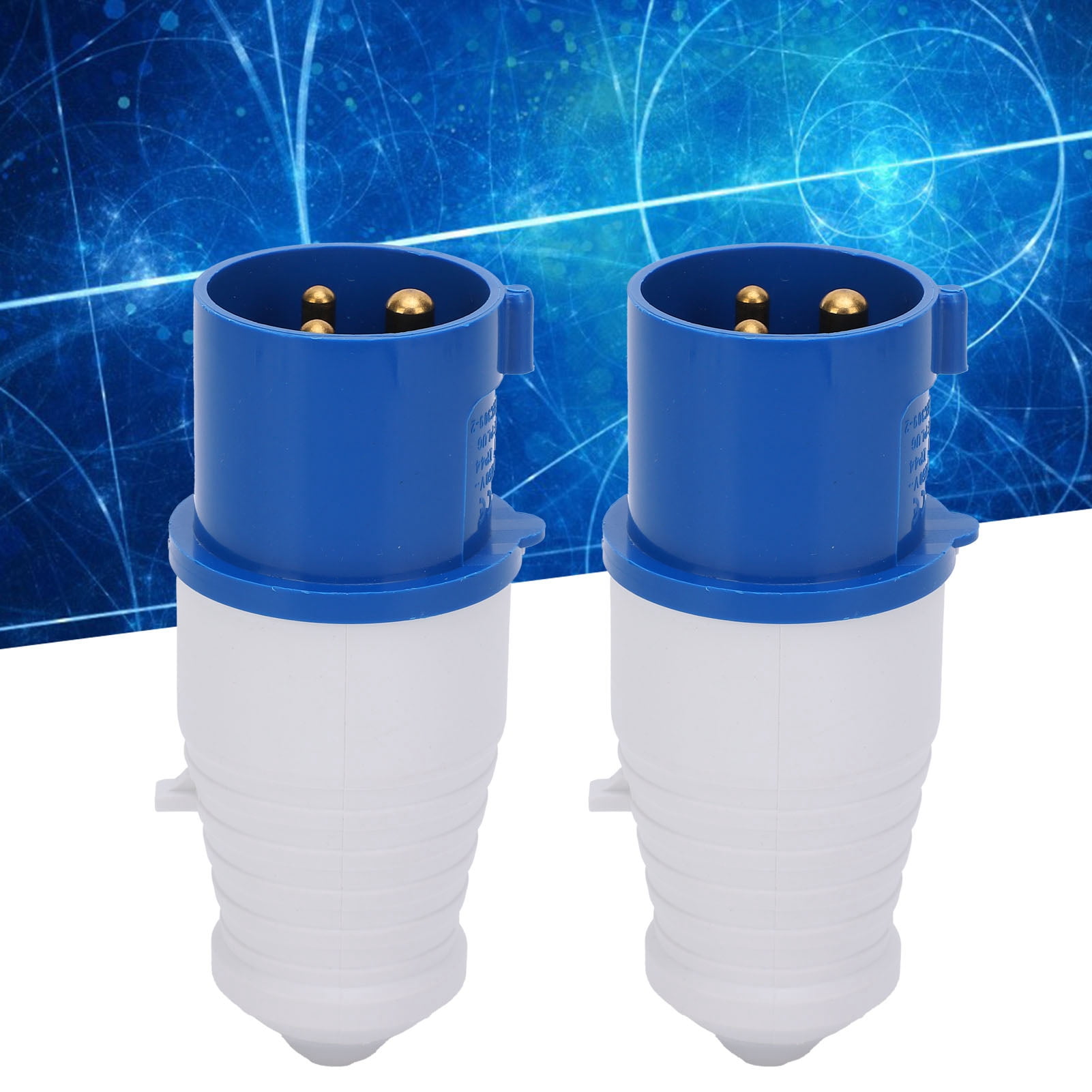 Henmomu 3 Hole Industrial Power Plug,Single‑Phase Industrial Power Plug