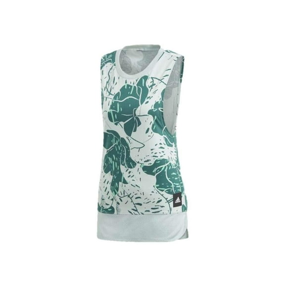 adidas Women's DQ1424 Tank, Ash Green, M