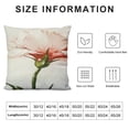 thumbnail image 5 of Chilfamy Flowers Throw Pillow Covers Short Plush Cushion for Bedroom Sofa, Elegant Design, 1PC 20x20in, 5 of 5