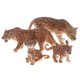 thumbnail image 2 of 4 piezas de plástico realista Sunnimix Figuras de animales de aprendizaje, 2 of 8