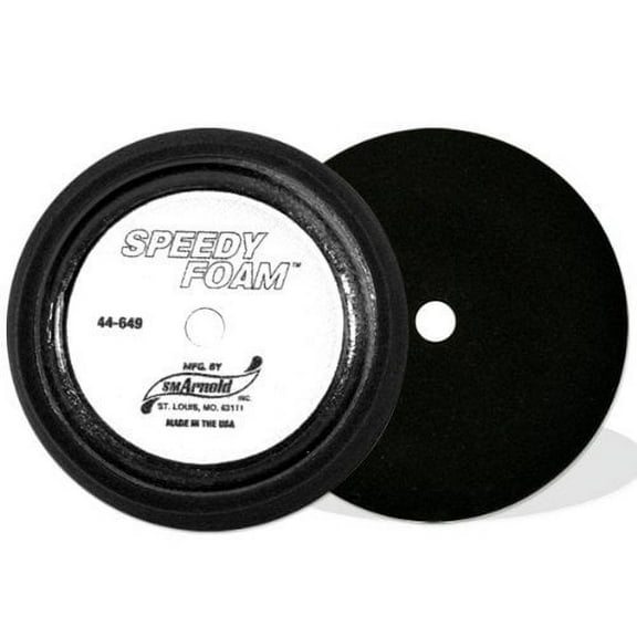 Sm Arnold 9-Inch Speedy Foam Polishing Pad - Black