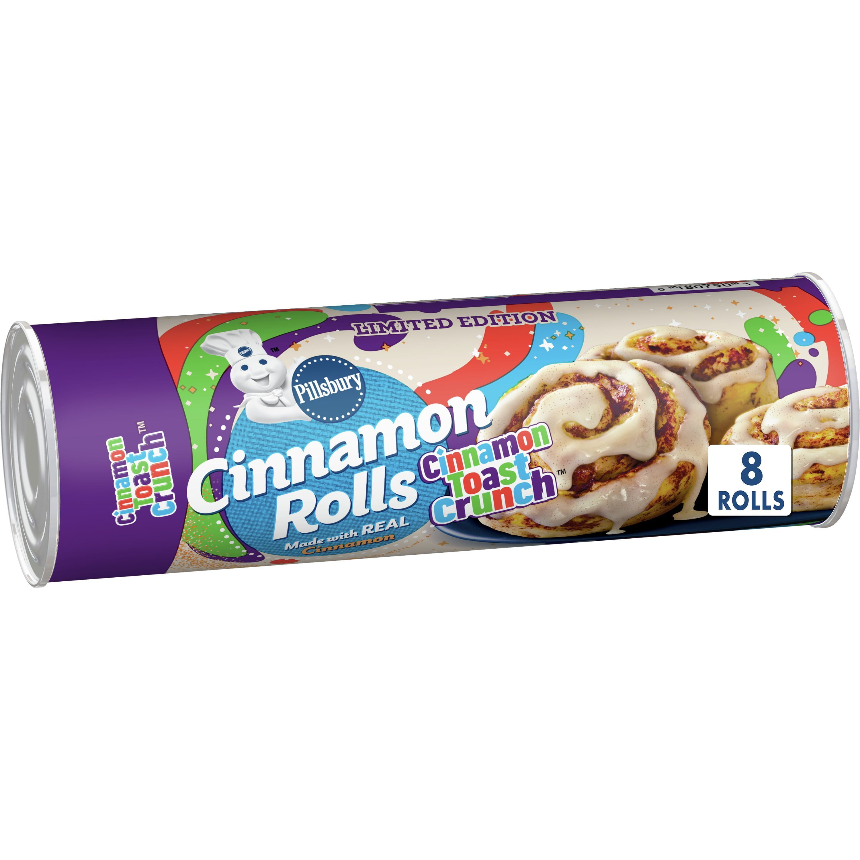 Pillsbury Cinnamon Rolls, Cinnamon Toast Crunch, 8 ct