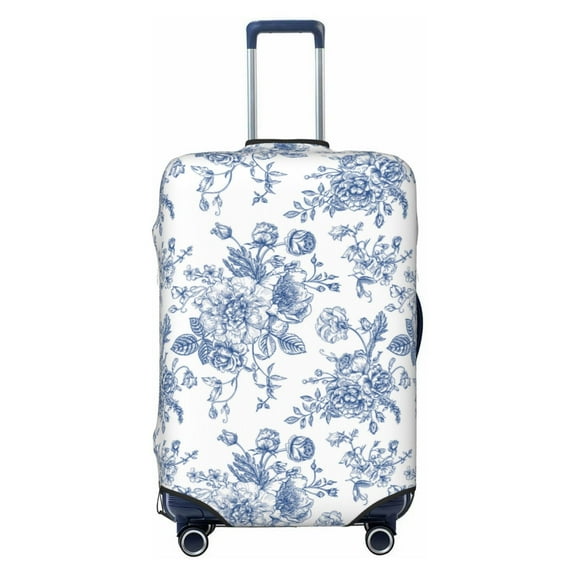 Picia Rose Flowers Luggage Protector Cover Thicken Suitcase Protector Cover Fit 18-32 Inch Luggage-Small