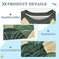 thumbnail image 2 of FORMRS Boys Rash Guard with Short Sleeves UPF 50+ Swim Shirts Sizes 3-12T, Green Abstract Shapes, 2 of 6