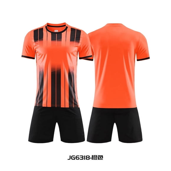 Ensemble de Vêtements de Football Adulte Respirant Vêtements d'Entraînement Jeunesse Sports Manches Courtes Ballon Vêtements-Youyou