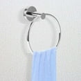thumbnail image 3 of Soporte de perforación para espacio organizado, soporte de anillo para toalla de baño de acero inoxidable de diseño duradero y moderno, 3 of 8
