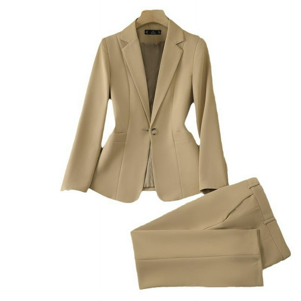 Ropa de negocios de primavera y otoño, ropa de mujer, traje de