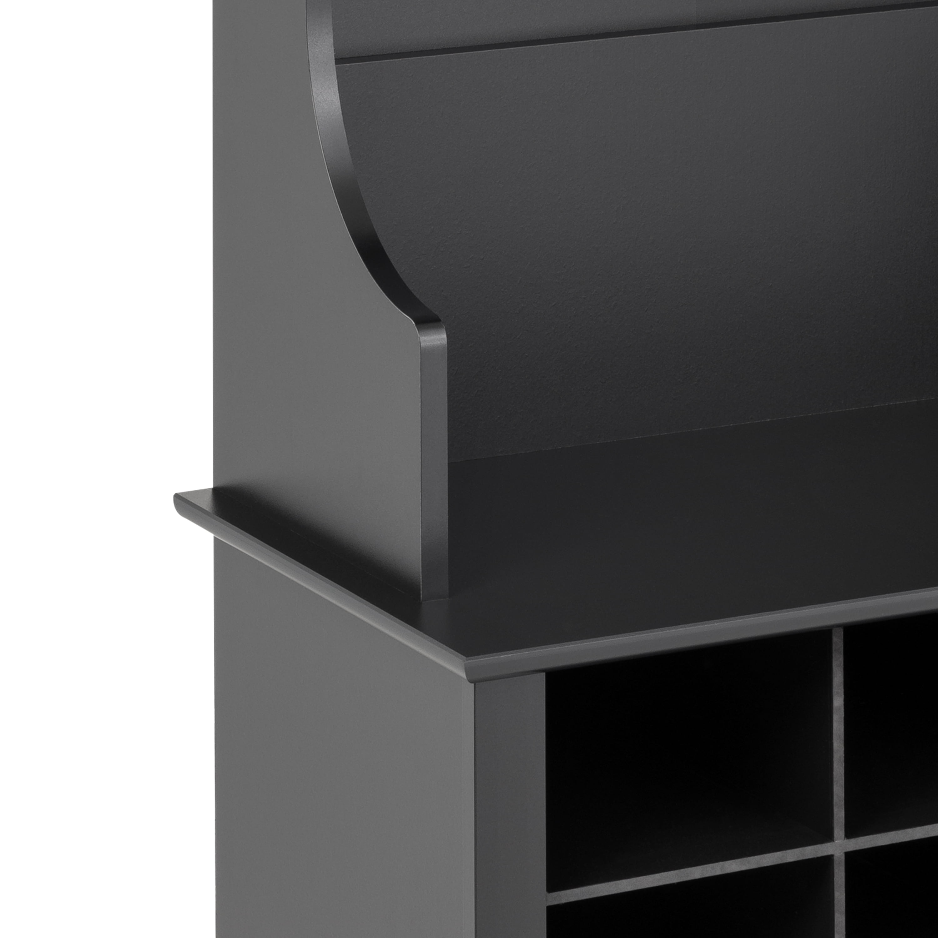 Prepac narrow hall tree with 9 shoe cubbies best sale