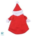 thumbnail image 6 of Deago Dog Cat Christmas Santa Claus Costume, Funny Pet Cosplay Outfits with Hat, Puppy Fleece Warm Apparel Clothes for Xmas (Red, S), 6 of 7
